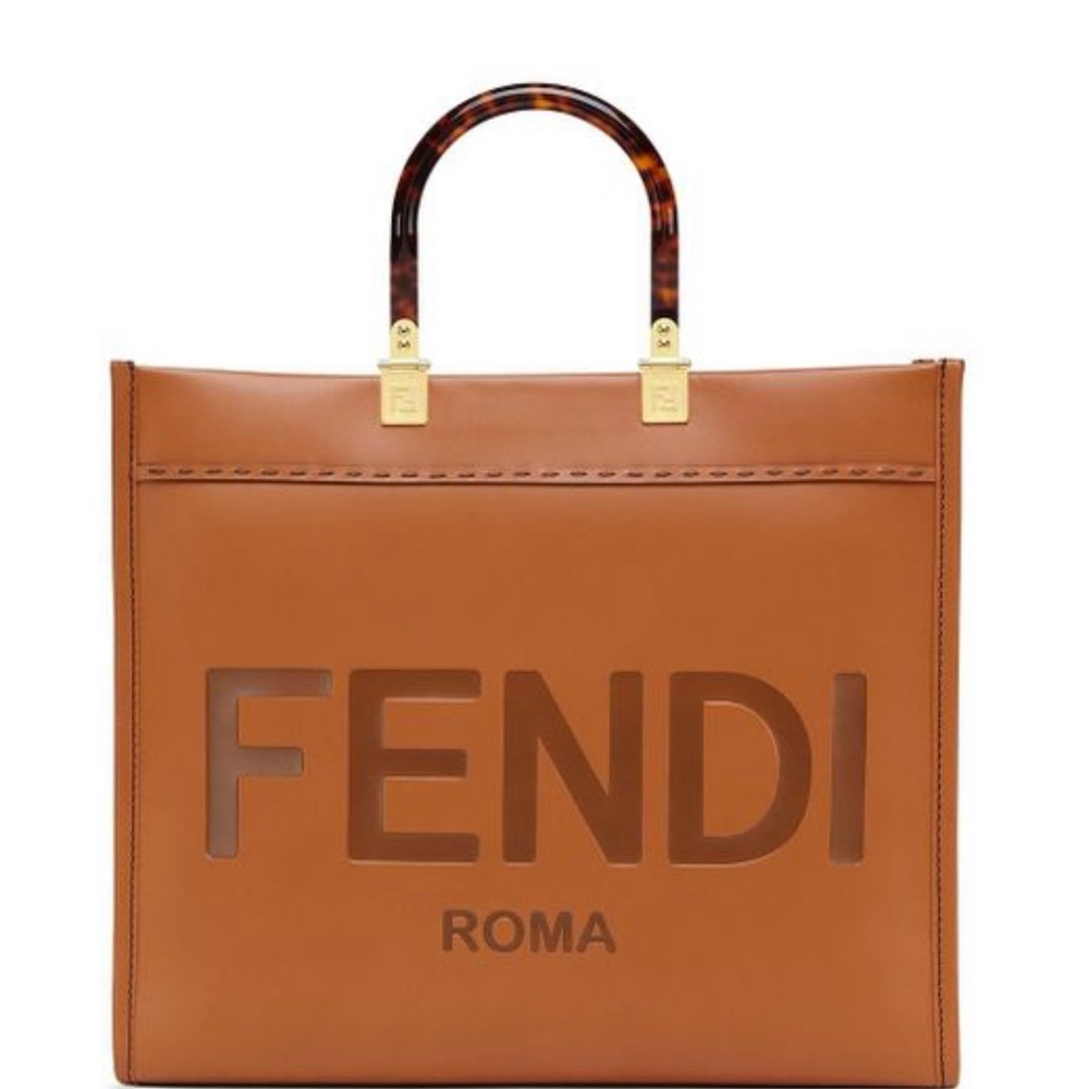 Fendi
Women's Brown Sunshine Leather Shopping Bag

Brand new